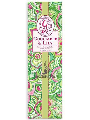 Саше средние Greenleaf Огурец и Лилия Cucumber Lily для дома, офиса